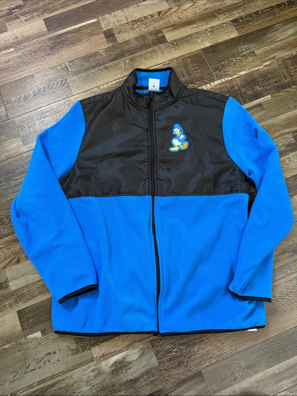 Disney Blue and Black Donald Duck Fleece Jacket